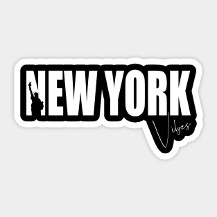 New York vibes Sticker